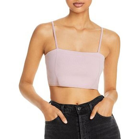 NWT A.L.C Winnie Crop Knit Camisole Top in Rose - Picture 1 of 7